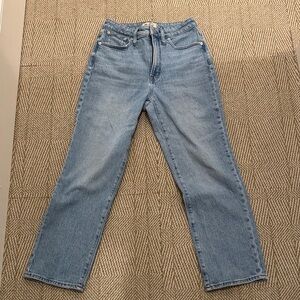 Madewell Curvy Perfect Vintage straight Jean size 27